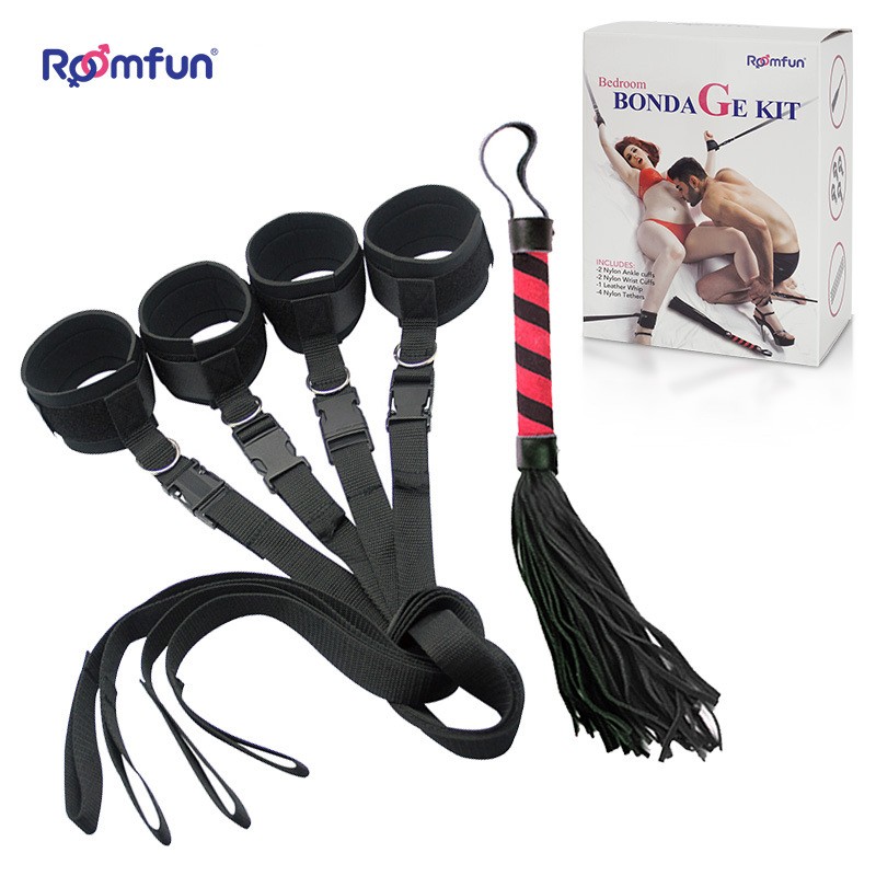 Roomfun Bed Binding Restraints Bondage Kit PU-003